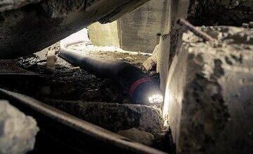 دیدار با مار ۱۰ متری زیر آوار /عکس دیدار با مار ۱۰ متری زیر آوار /عکس