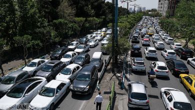 ترافیک پرحجم و سنگین صبحگاهی در معابر و بزرگراه‌های تهران
