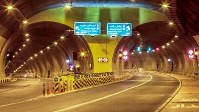هر 2 مسیر تونل نیایش امشب مسدود است هر 2 مسیر تونل نیایش امشب مسدود است