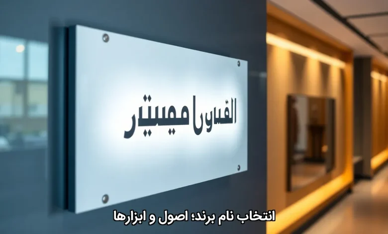 انتخاب نام برند؛ اصول و ابزارها