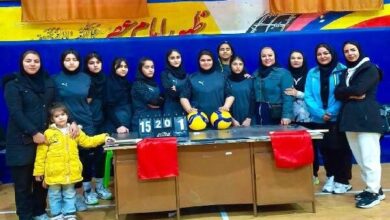 کسب مقام دوم تیم والیبال دبیرستان دخترانه علامه حلی در بویراحمد