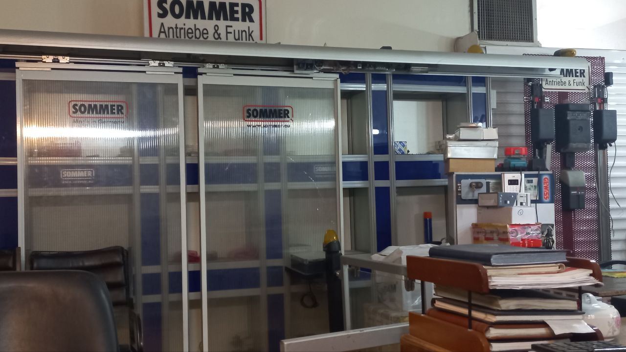 تعمیر درب اتوماتیک شیشه ای