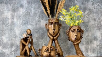 دکور اتاق هنری با اکسسوری های سبک آرت دکور
