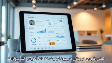 نقش فناوری دیجیتال در بهبود کیفیت خدمات آنلاین و کسب‌وکارها