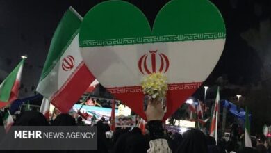 حضور پرشور مردم لنگرود در شب پنجاه و ششم