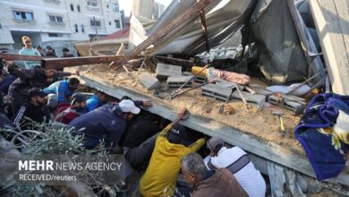 حمله هوایی رژیم اسرائیل به شمال غزه، ۵ شهید برجای گذاشت