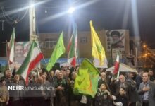 خروش پنجاه‌وششم مردم مشگین شهر در دفاع از ایران