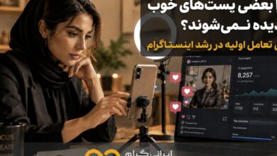 چرا بعضی پستهای خوب دیده نمیشوند؟ نقش تعامل اولیه در رشد اینستاگرام خرید لایک اینستاگرام