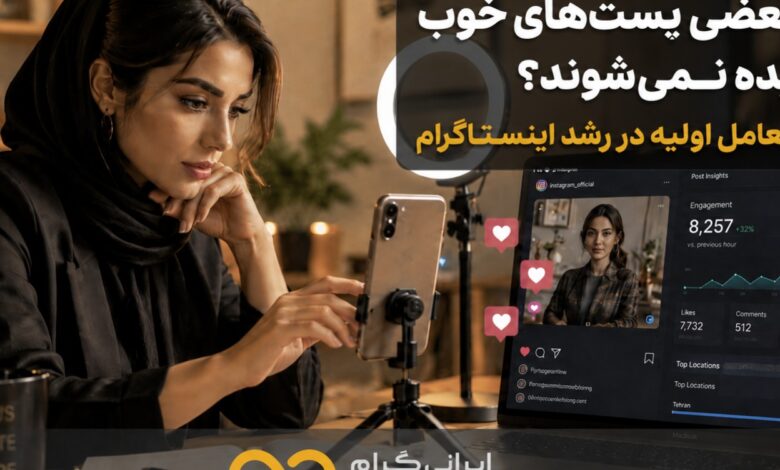 چرا بعضی پستهای خوب دیده نمیشوند؟ نقش تعامل اولیه در رشد اینستاگرام خرید لایک اینستاگرام