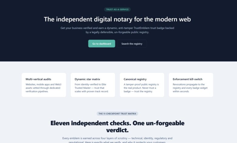 The End of Static Badges: How TrustEmblem Redefines Digital Credibility with Continuous TaaS Transparency, Risk Management, and Regulatory Alignment