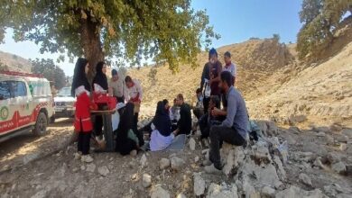 کاروان سلامت هلال‌احمر به روستاهای کم‌برخوردار لنده رسید